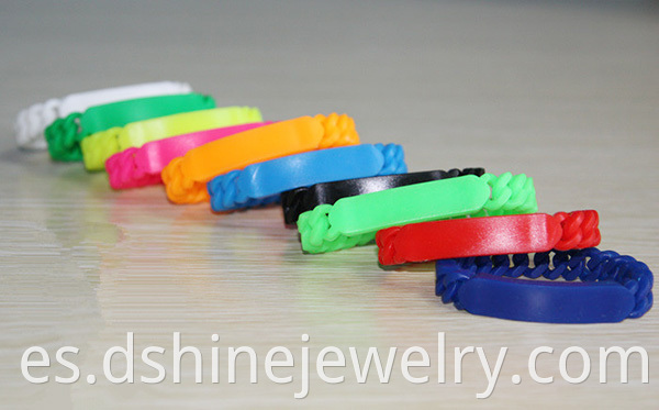 Teenager Twisted Silicone Bracelets